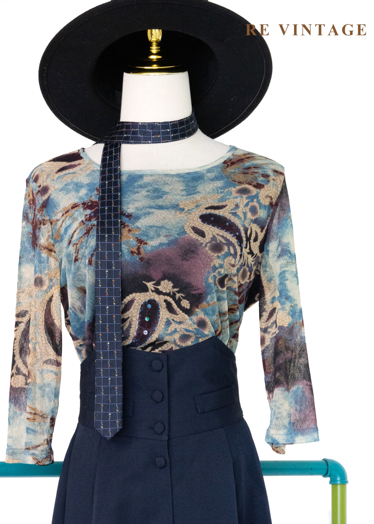 迷幻變形蟲盛宴渲染層次上衣