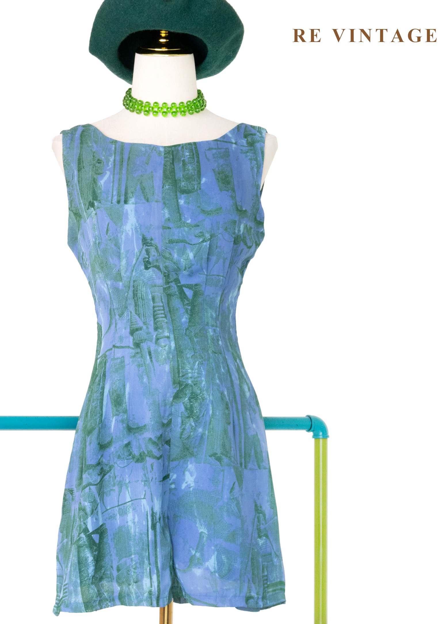 畫布之間 - 濃縮風景完美剪裁連身褲