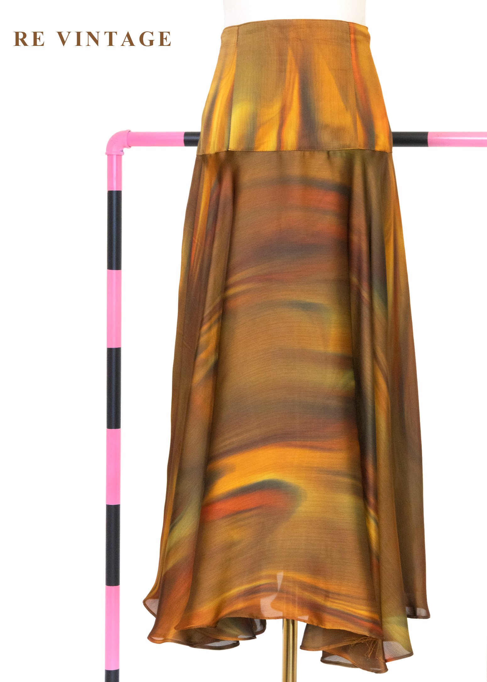 陽光下の液態金橘融光長裙（25-30"）