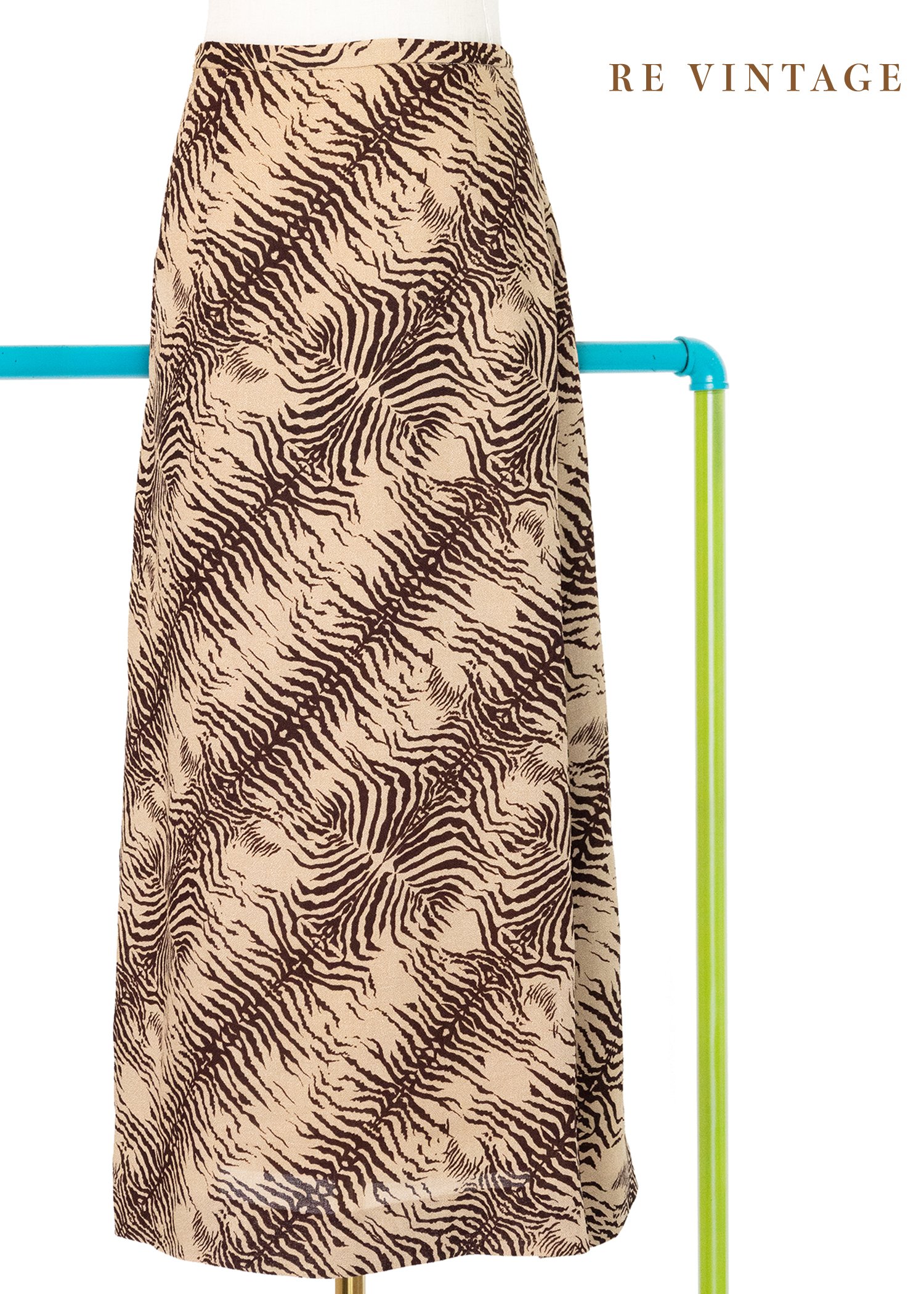 棕色迷途紋路美裙（～26"）
