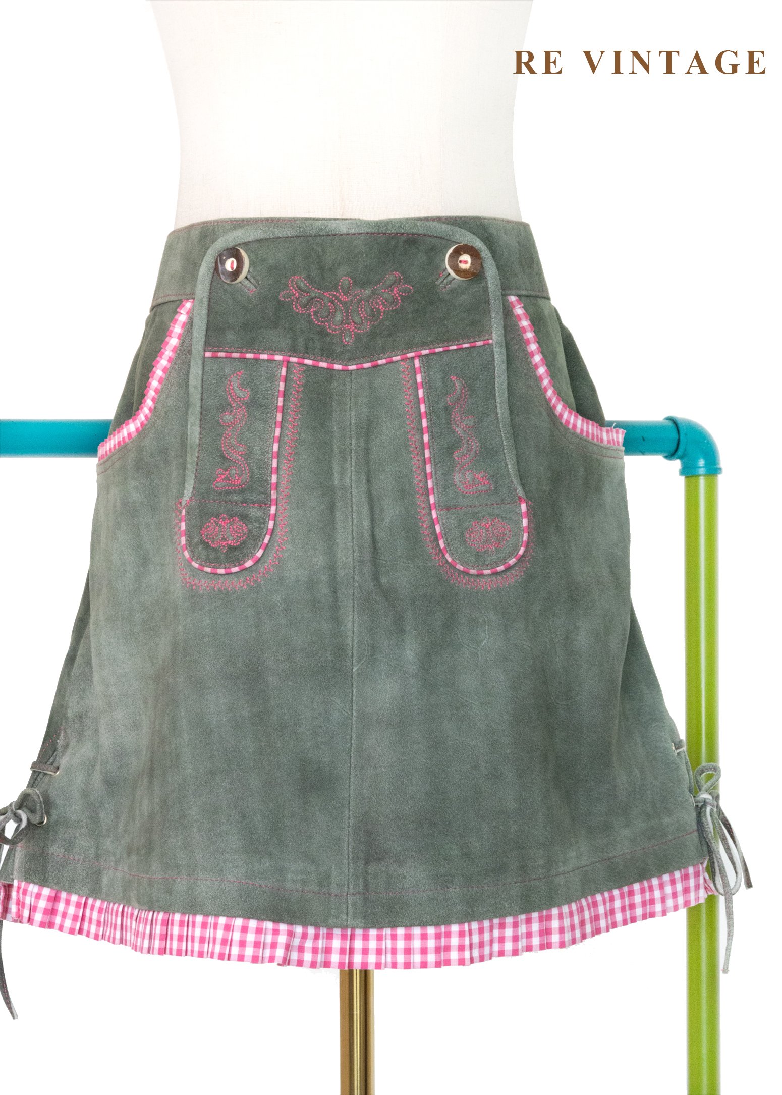 『歐洲寶貝』阿爾卑斯山少女心麂皮短裙