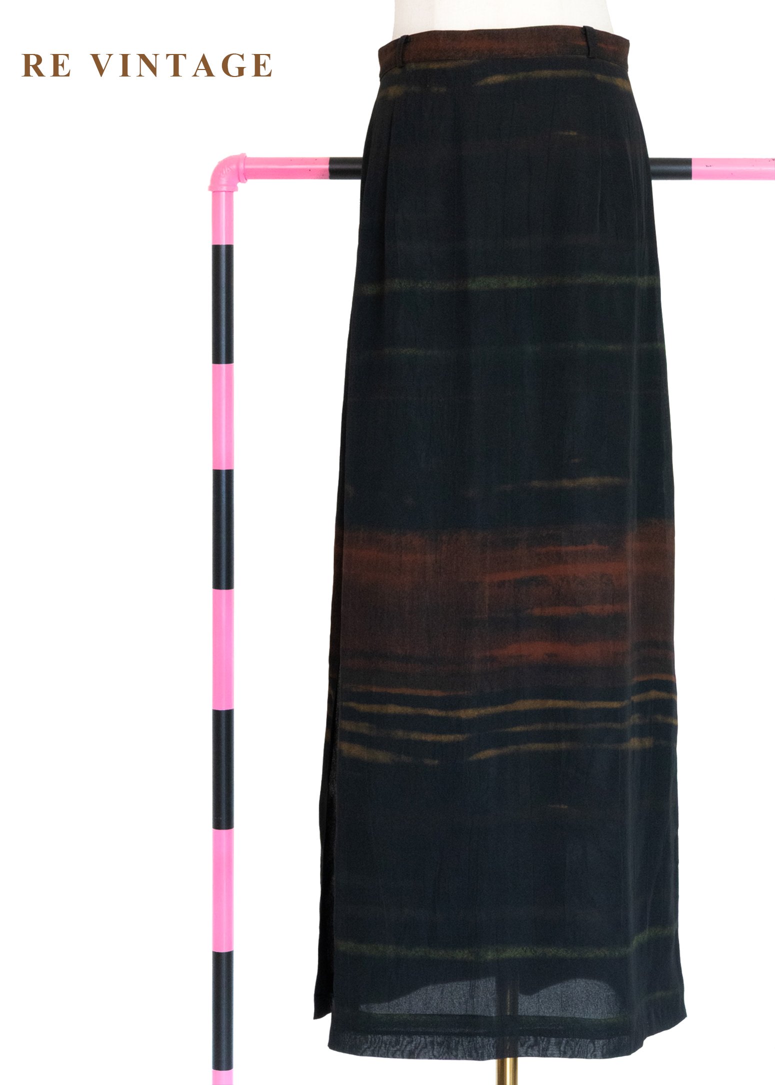 斑駁色彩餘溫實驗室長裙（29"）