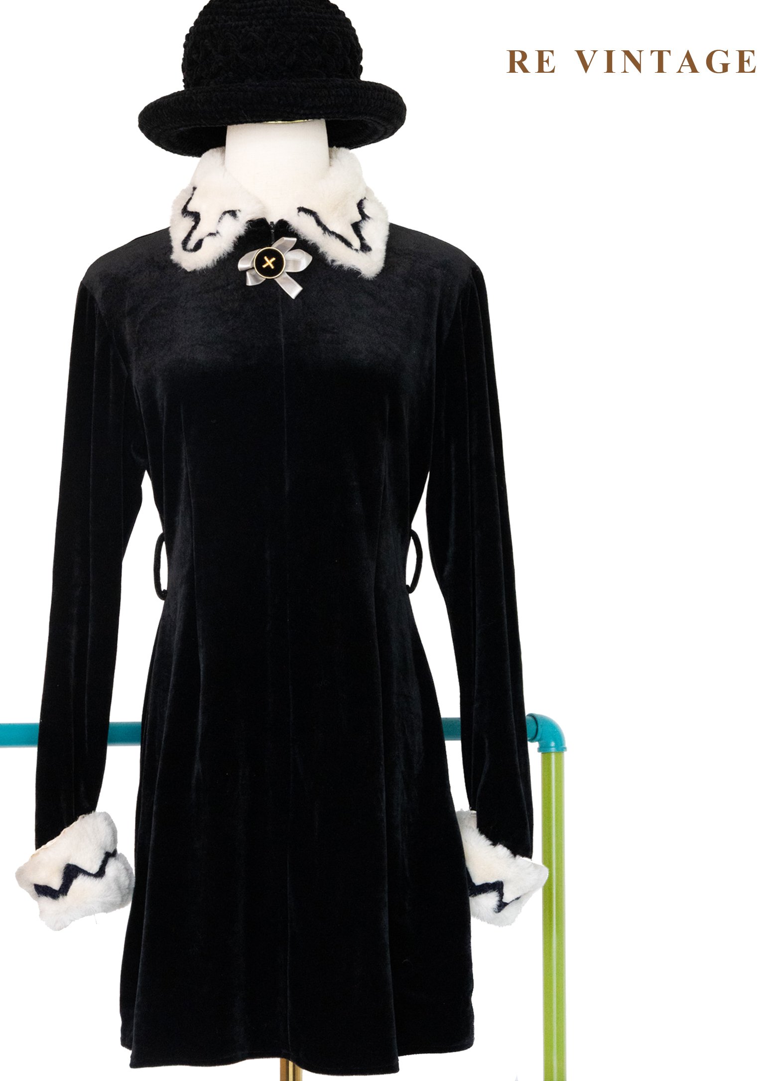 雪白公主復古少女歌德洋裝