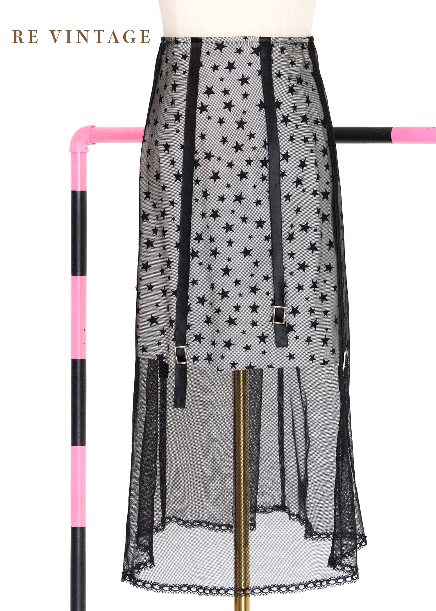 深夜裡天上的小星星網紗裙裙（26.5"）