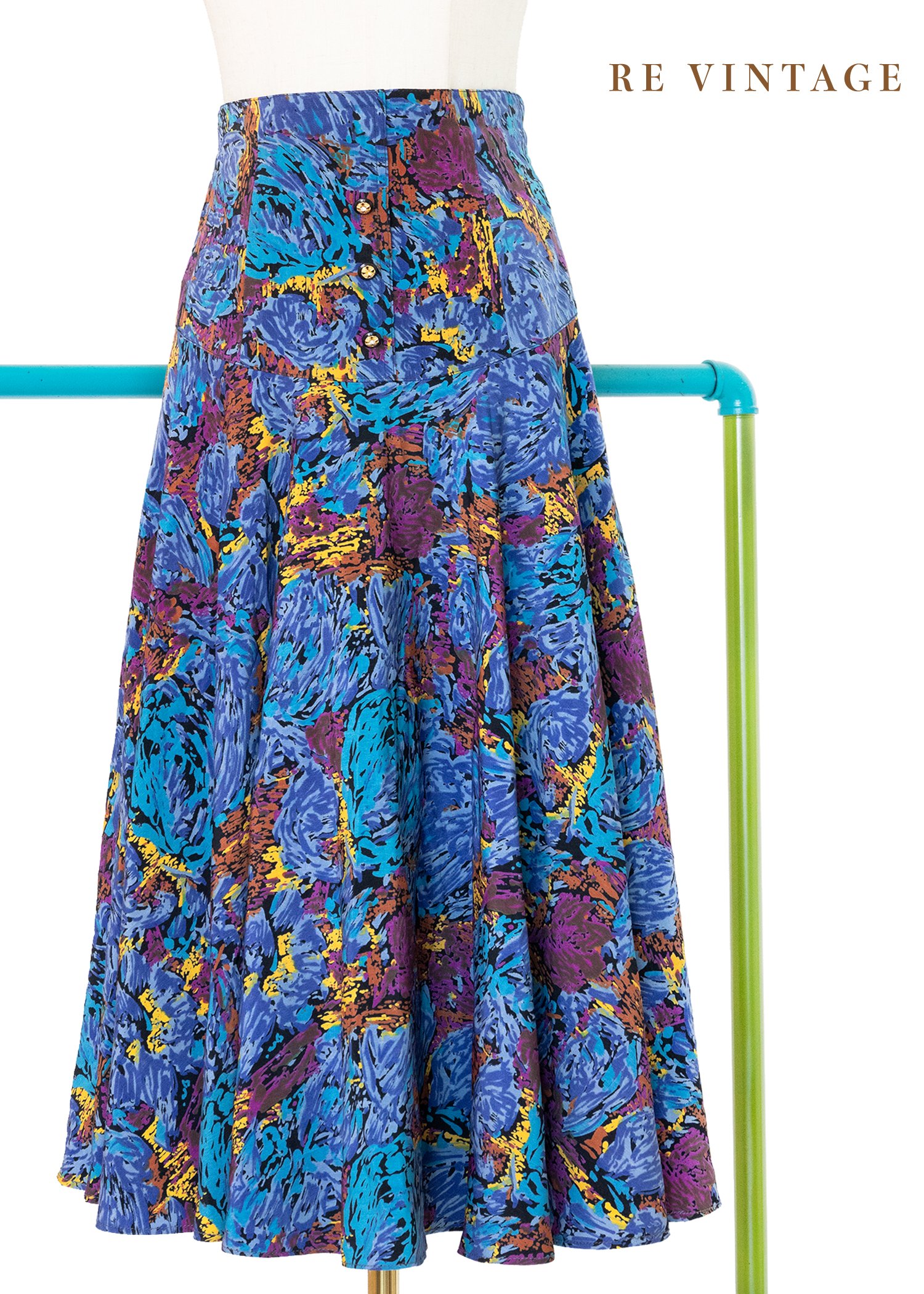 自由奔放的狂野畫布大圓裙（25-27"）