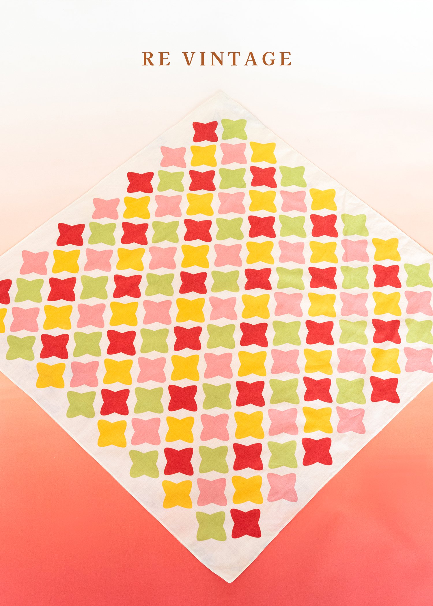 星星糖果棉質絲巾