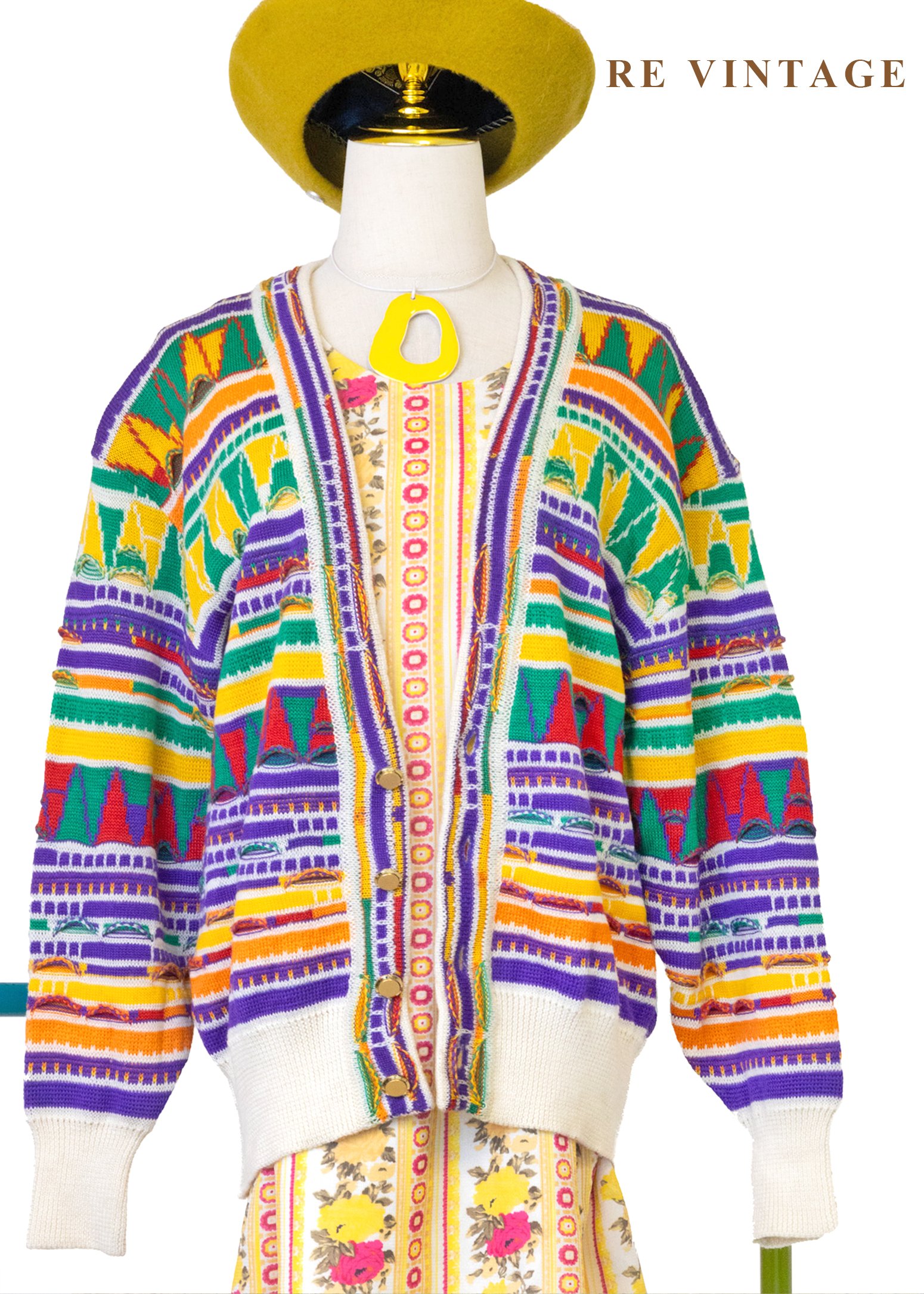 色譜狂想曲毛料針織外套