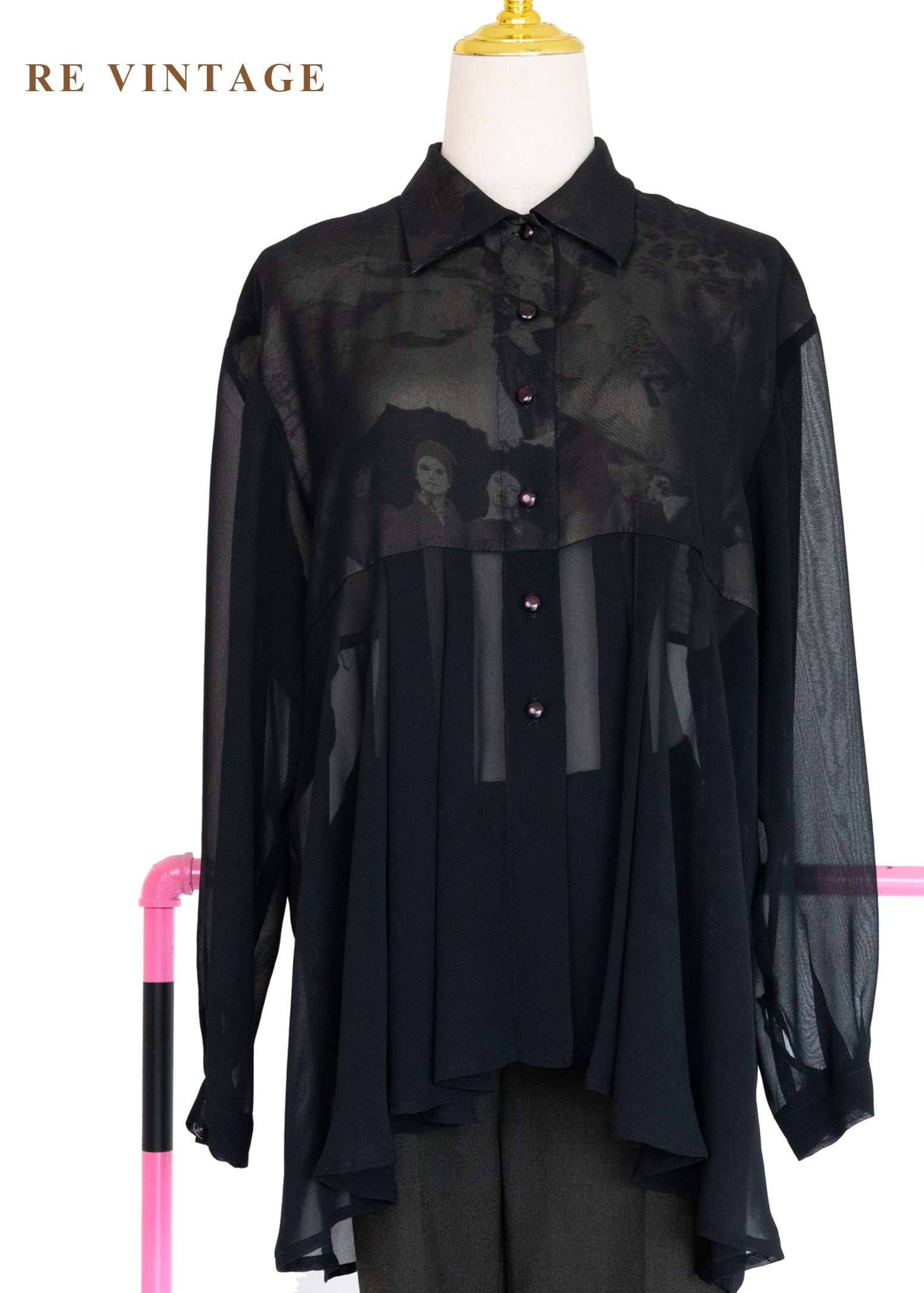 老電影透視的暗黑浪漫襯衫