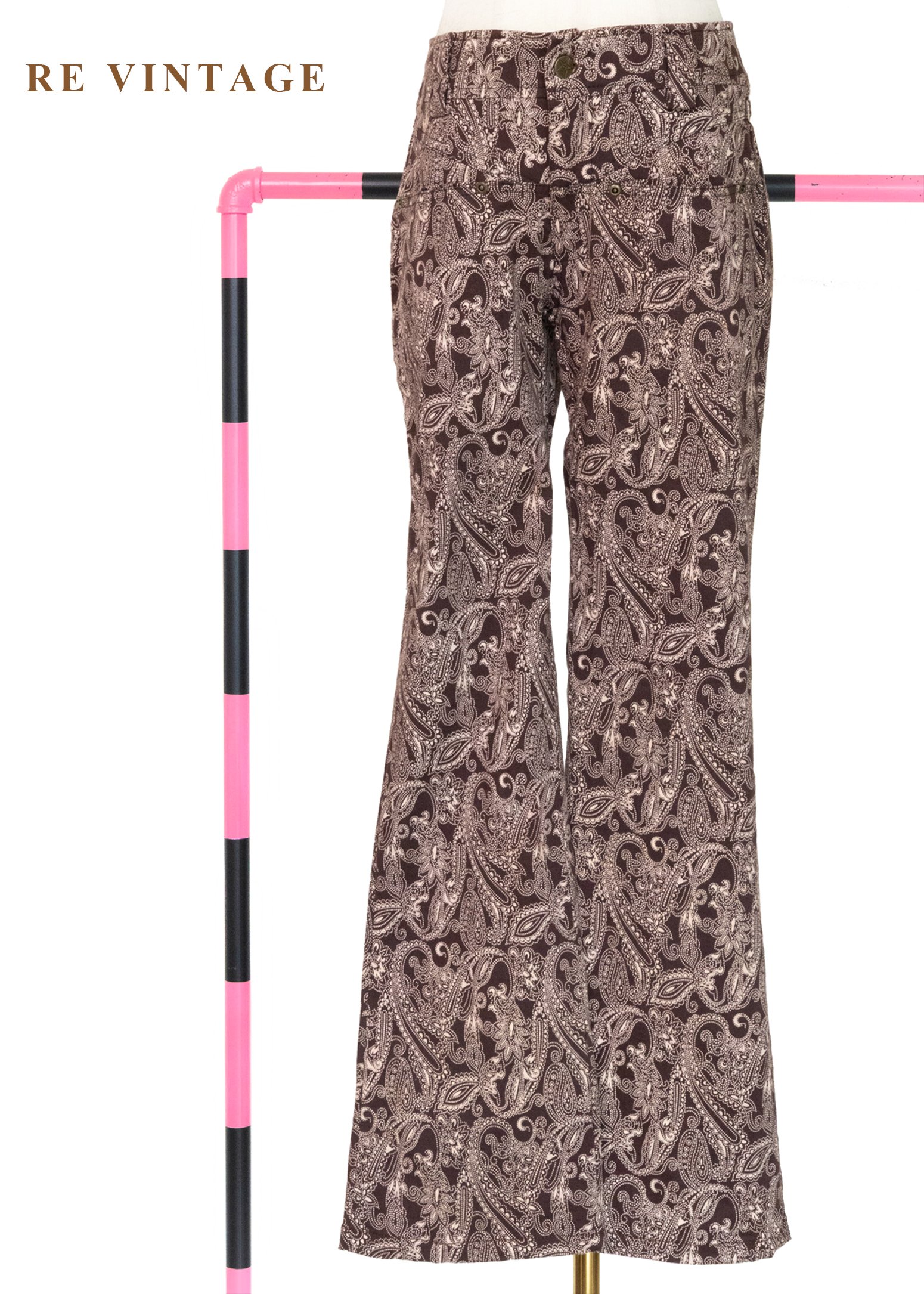 巧克力色摩登變形蟲小喇叭美褲