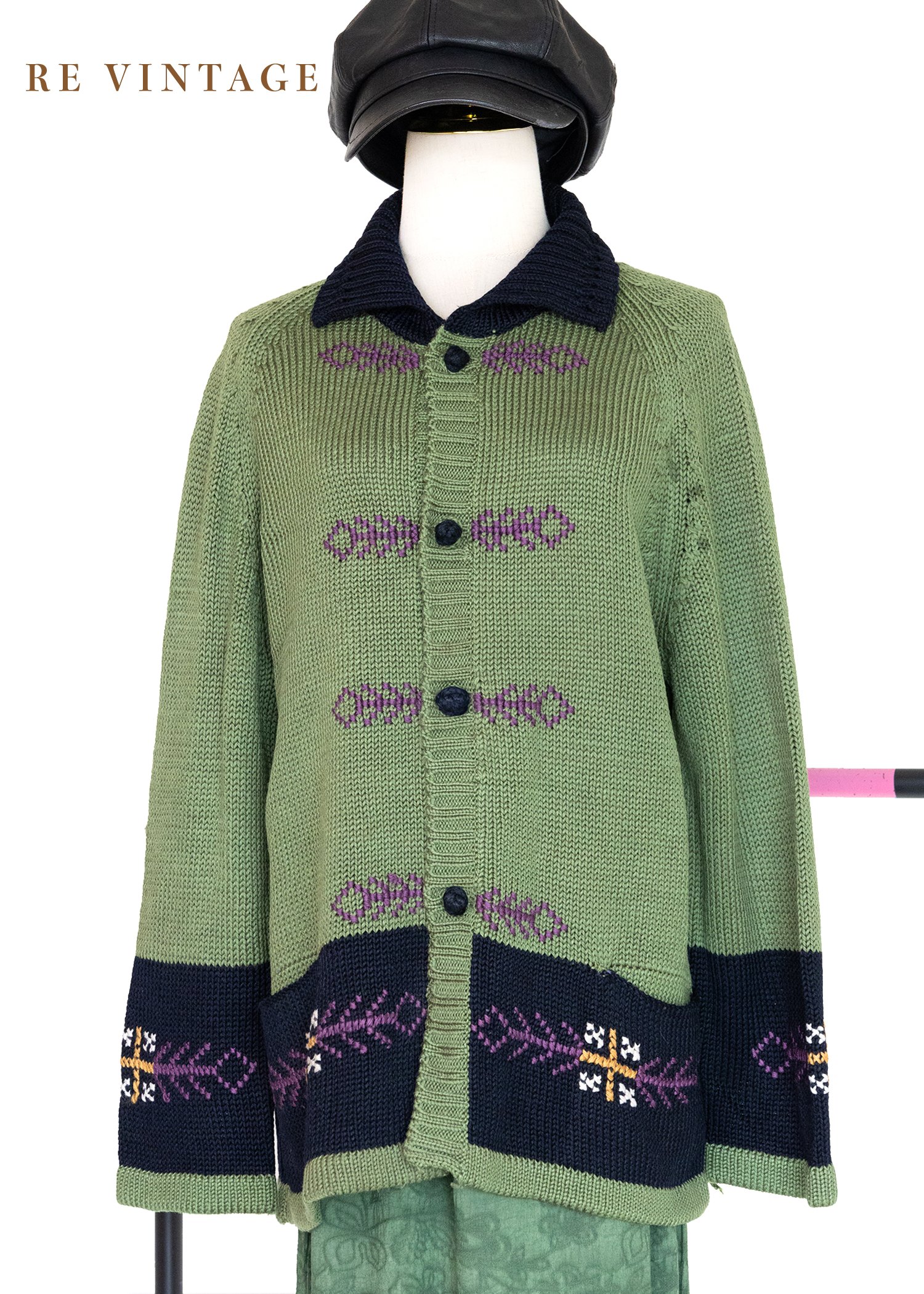 ＮＹ中央公園野餐長版針織外套