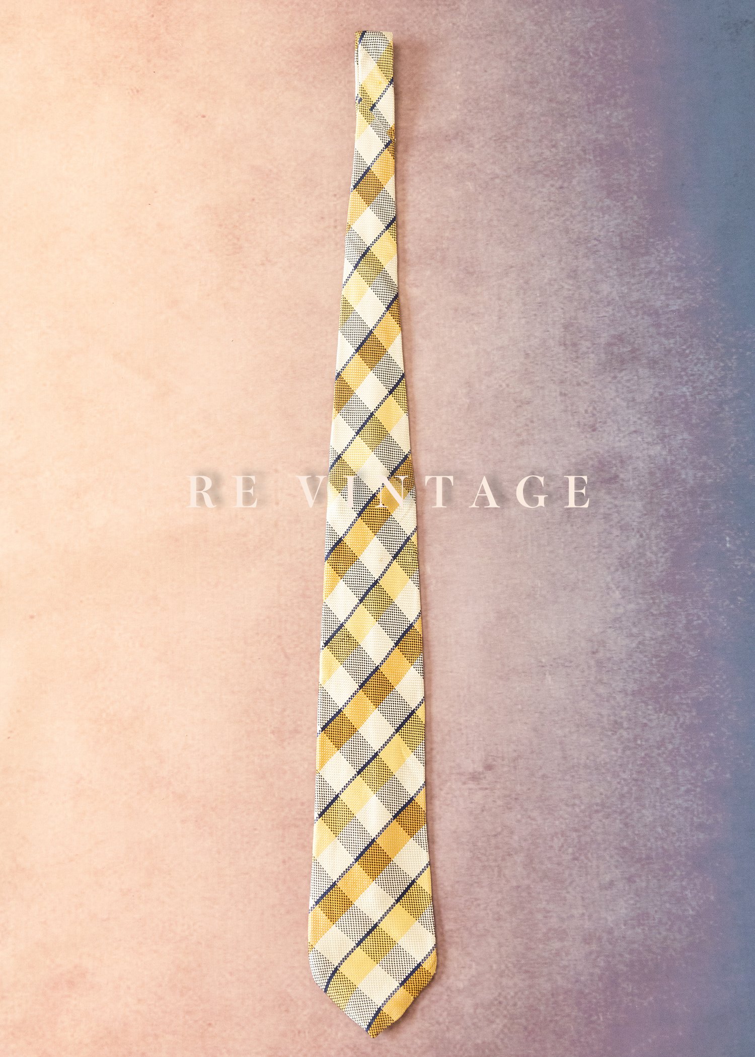 Lemon Macaron 菱格美領帶