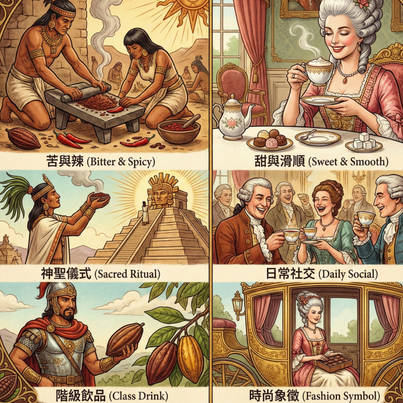 從苦到甜的可可