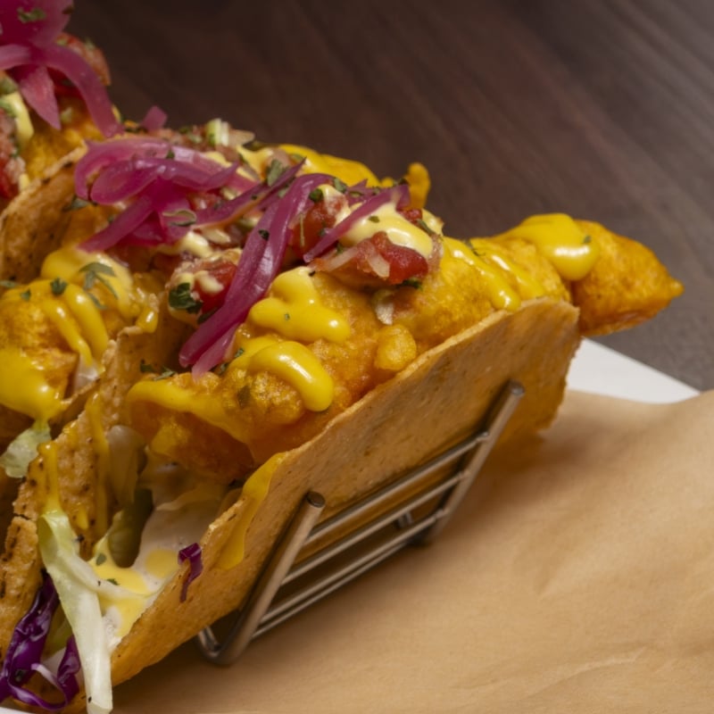 酥脆塔可 塔塔魚｜Fish Hard Shell Taco