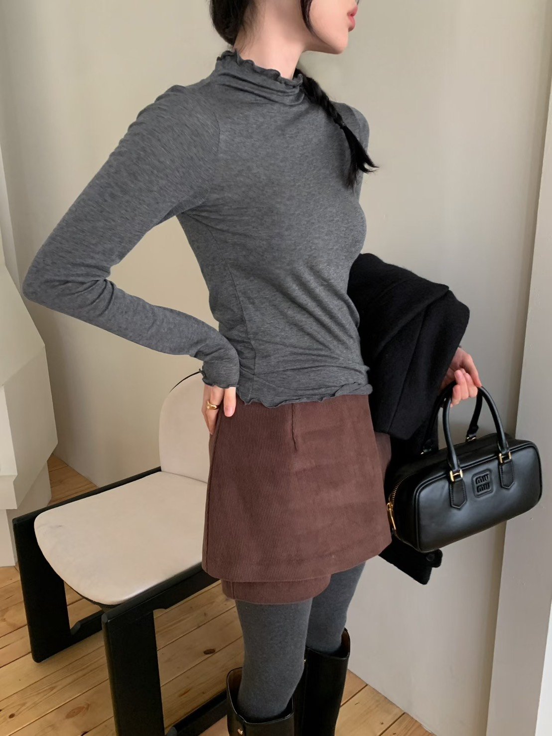 透透經典舒服捲邊內搭