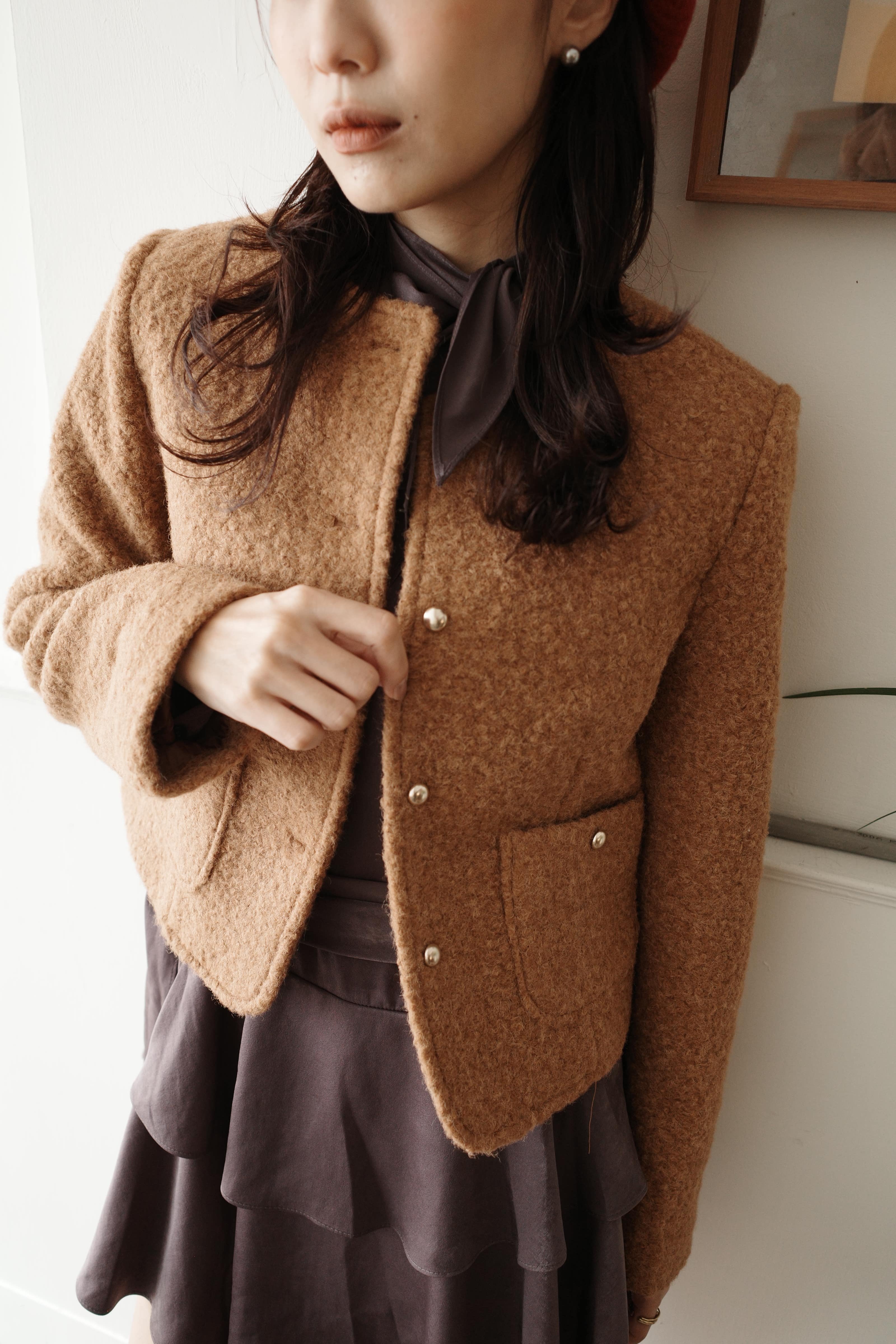 best熱賣! 捲捲毛法式小香外