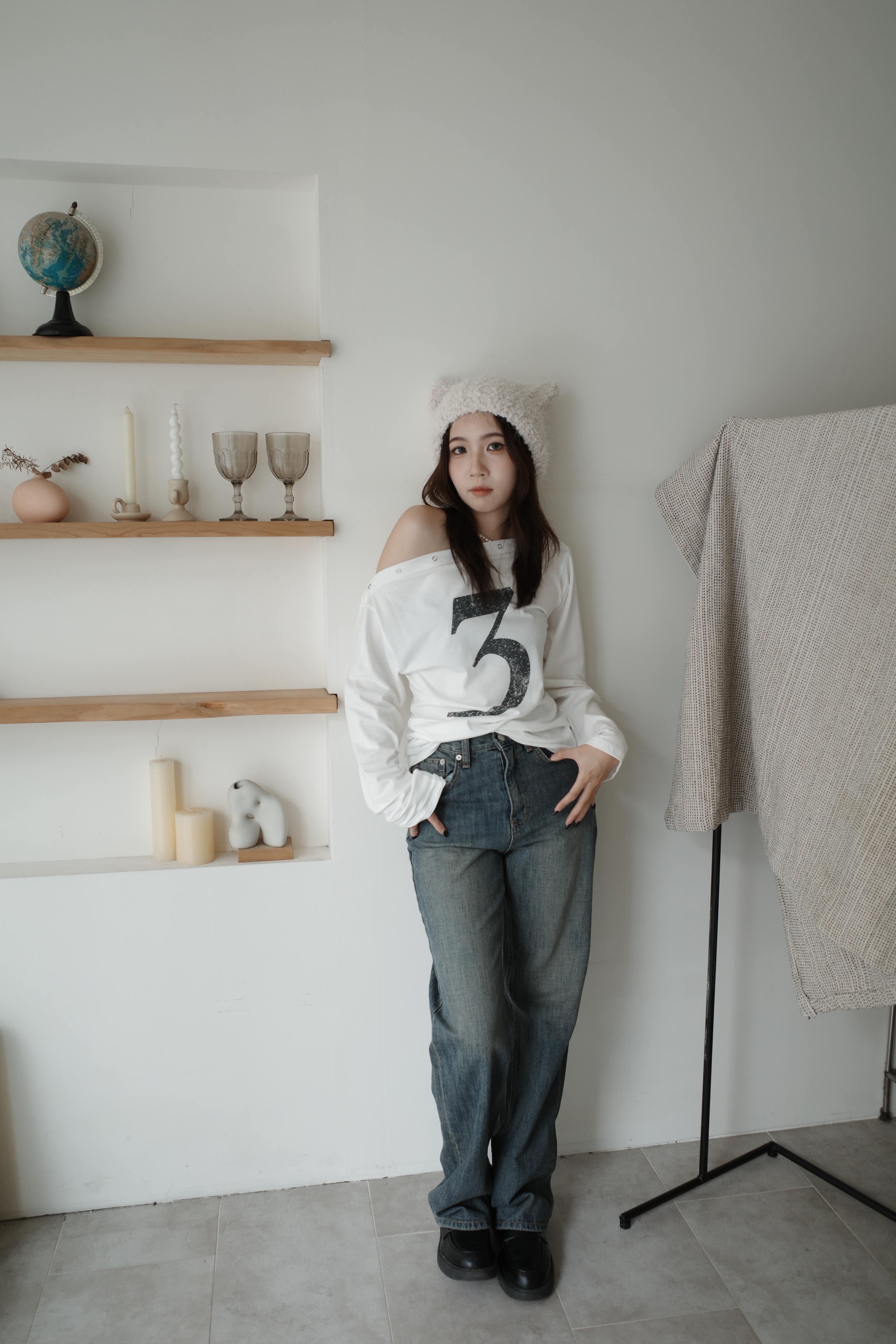 基礎經典直筒牛仔褲