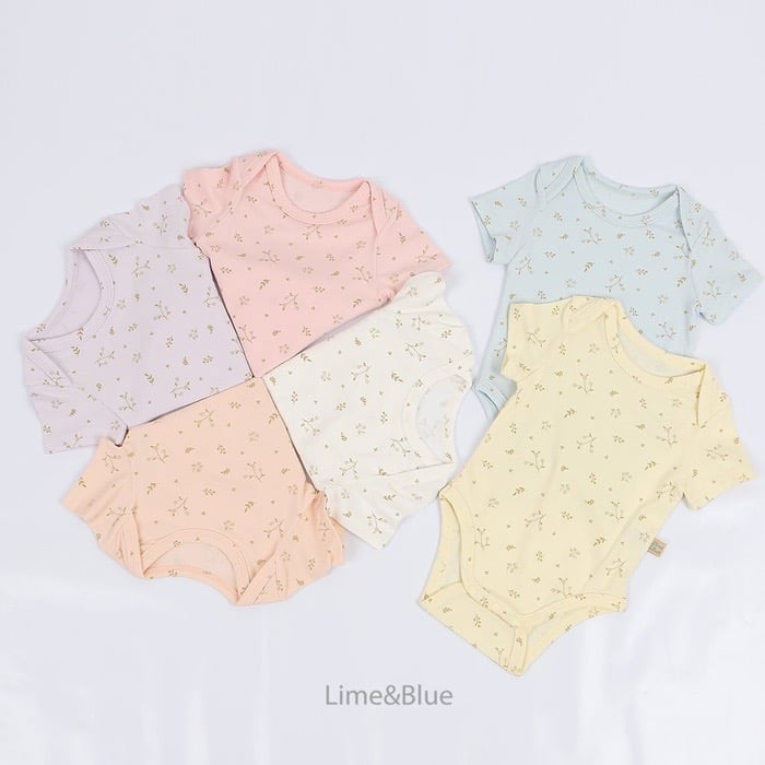 花草糖果包屁衣