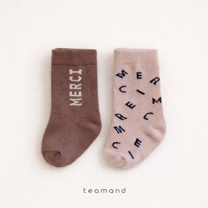 merci 襪子2入組(親子款)