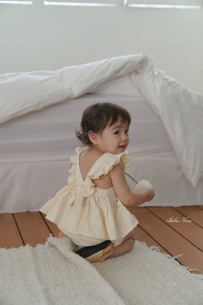 涼爽！飛袖捲邊套裝(3color)