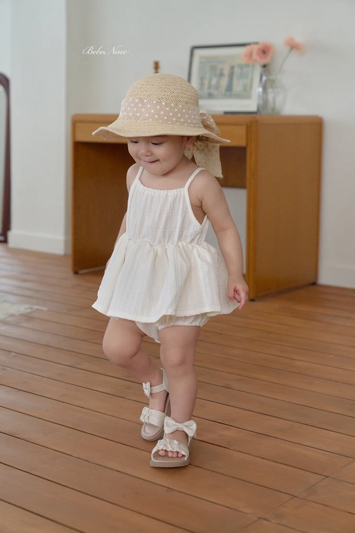 細肩紋理包屁裙(3color)