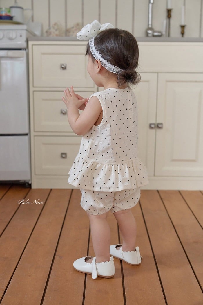 點點花瓣滾邊套裝(2color)