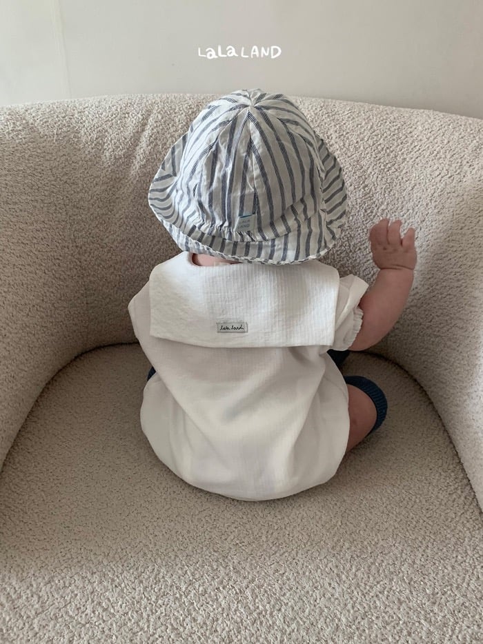 排扣直紋包屁衣(2color)