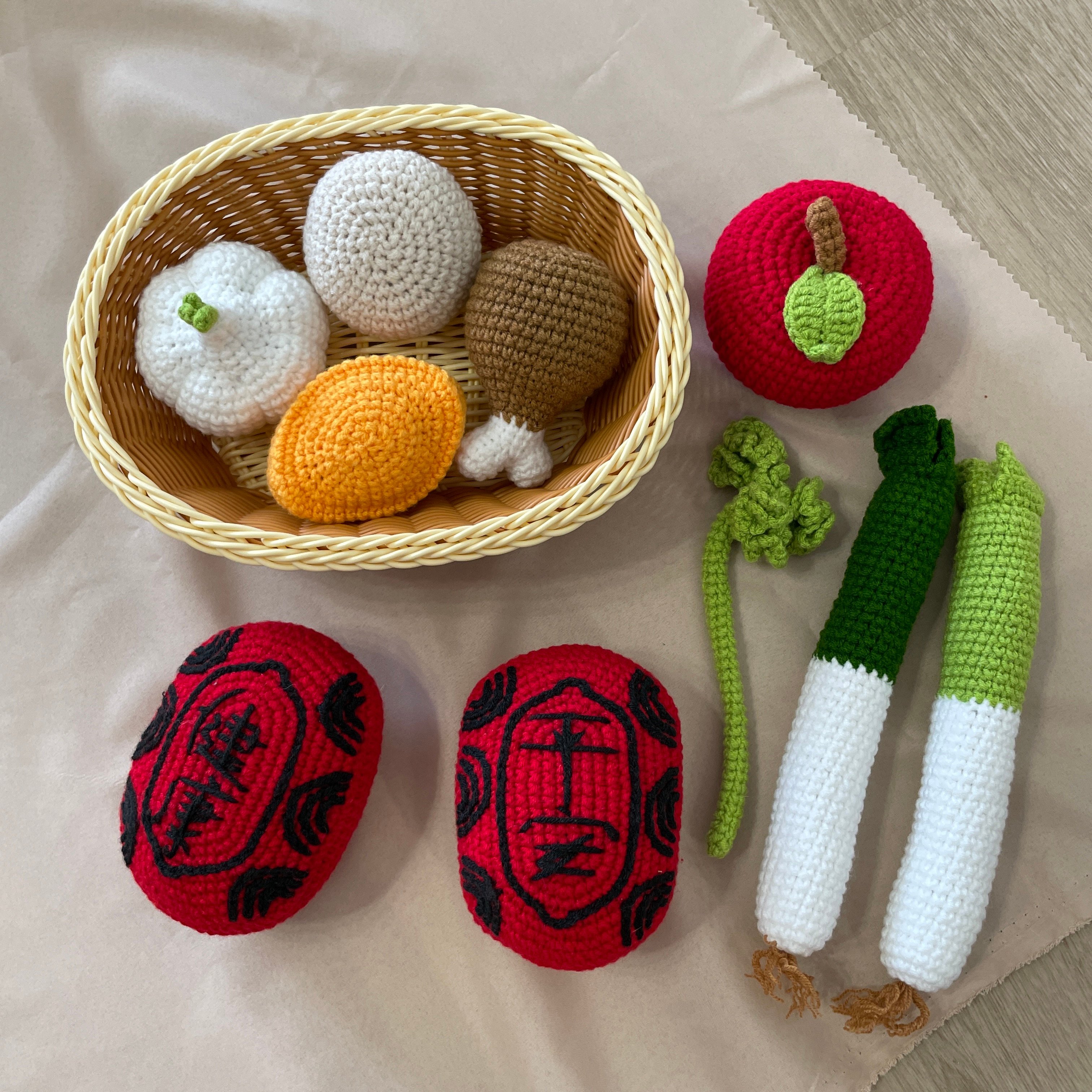 ✤古禮10件 (附籃子)