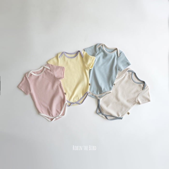 撞色滾邊包屁衣