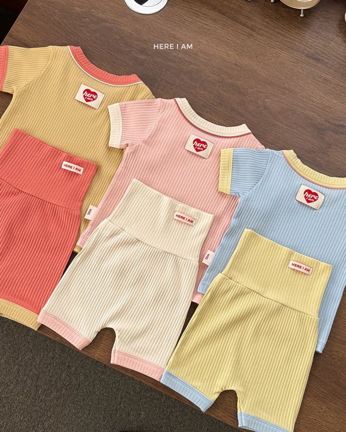 撞色滾邊居家套裝(baby/kids)