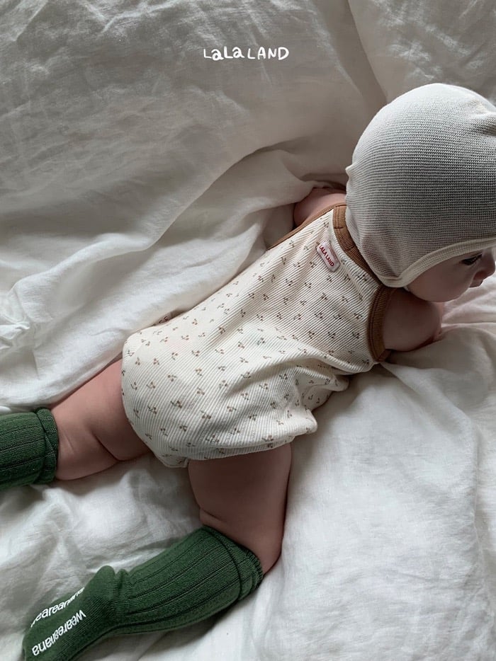 櫻桃細肩包屁衣(2color)