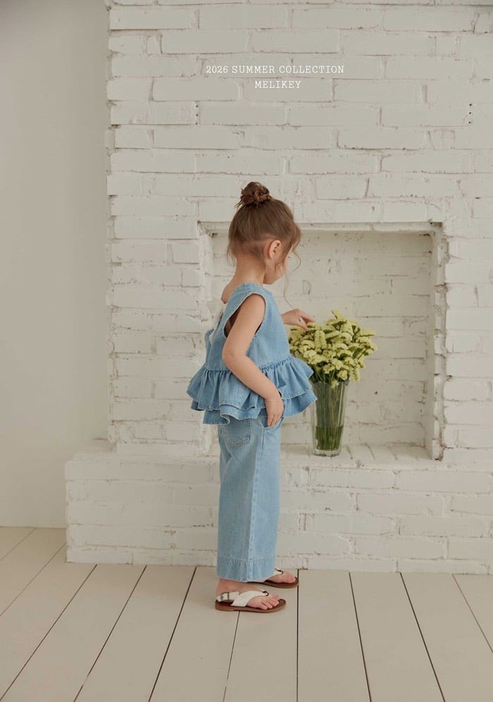 好好看！單寧寬褲