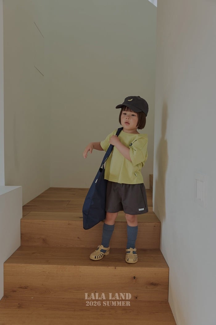 布標口袋鬆緊褲(5color/kids)