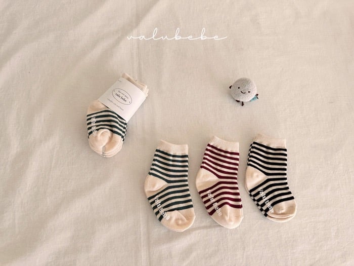 止滑條紋寶寶襪set