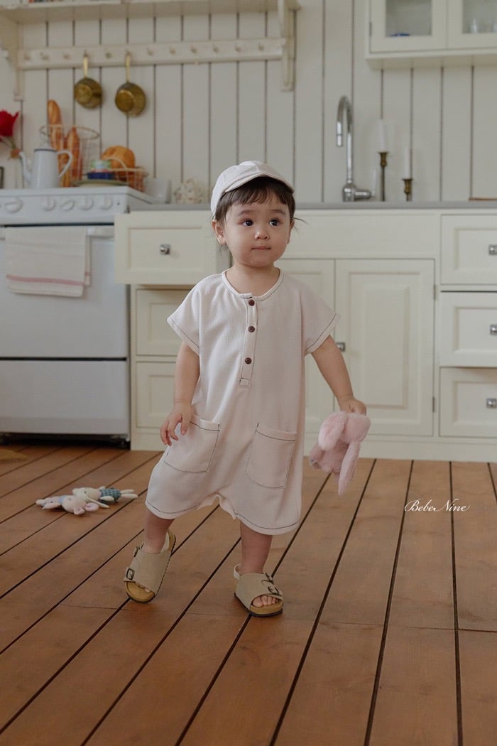 中性款！口袋連身衣(2color)