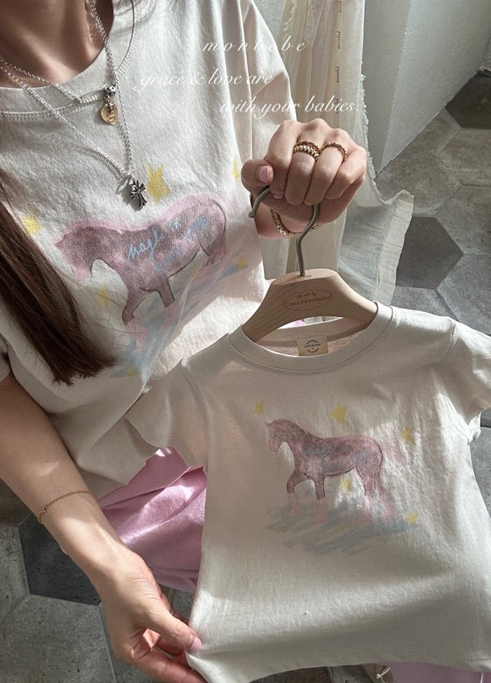 彩繪小馬親子裝(2color)