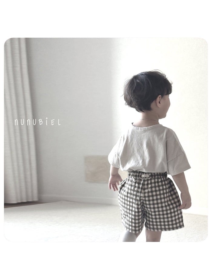 棋盤格紋短褲(2color)