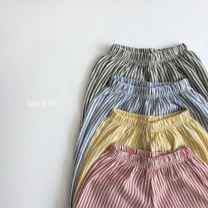 直條紋縮口防曬防蚊褲