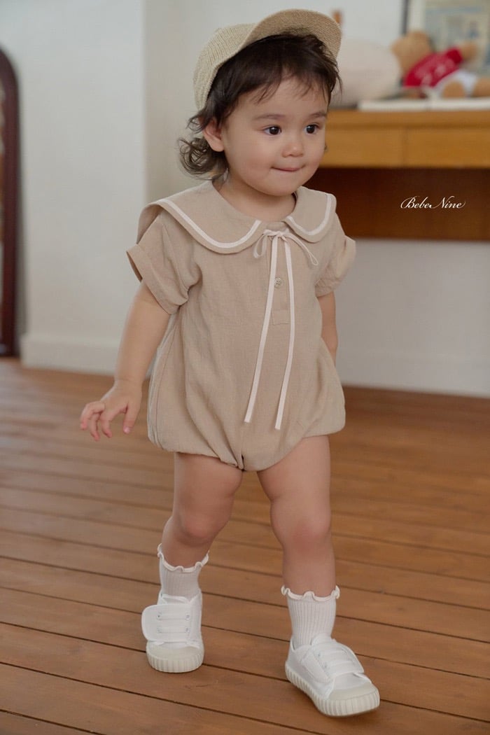 ribbon水手服包屁衣(2color)