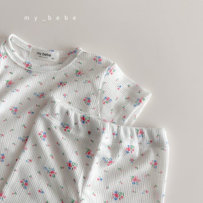 花花壓紋居家套裝(2color)