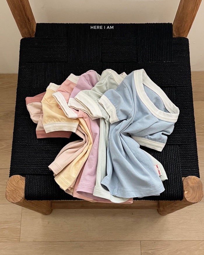 馬卡龍上衣+褲套裝(baby/kids)