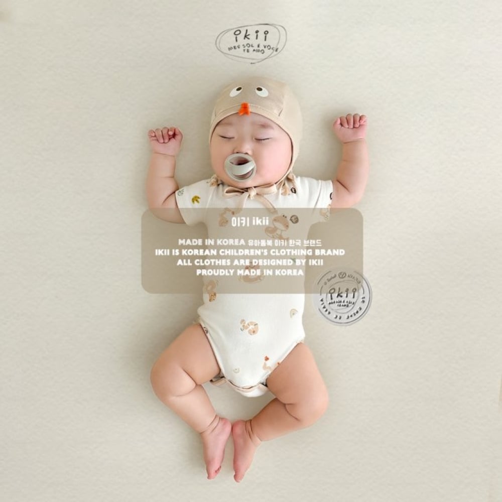 蛇寶寶包屁衣+帽set*現貨6m