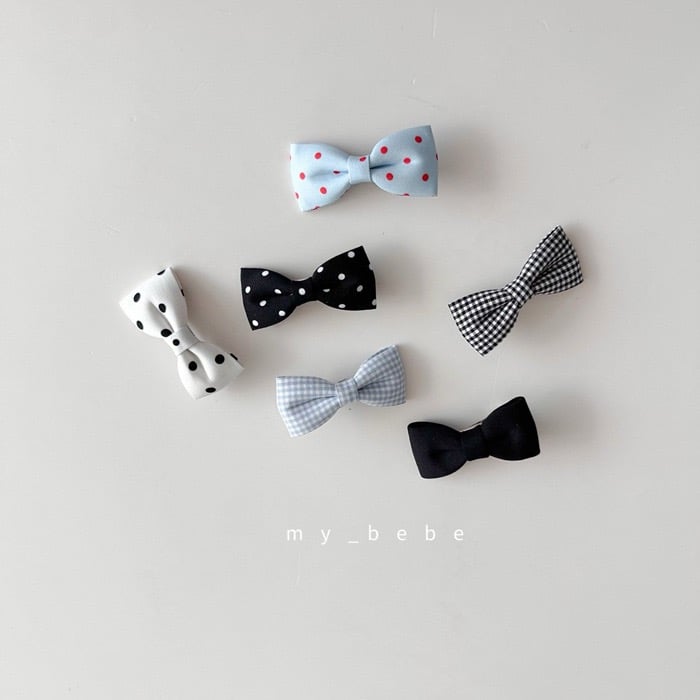 ribbon髮夾2入/組(3color)