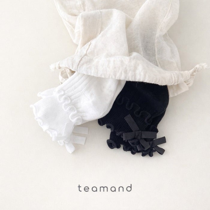 ribbon層次捲邊襪(2入/組)