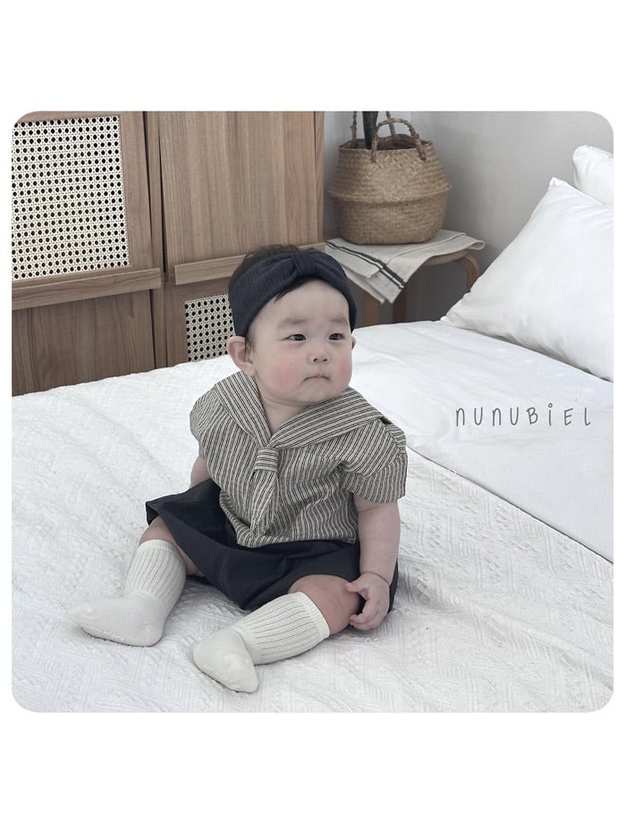 扭結領巾上衣(baby/kids)