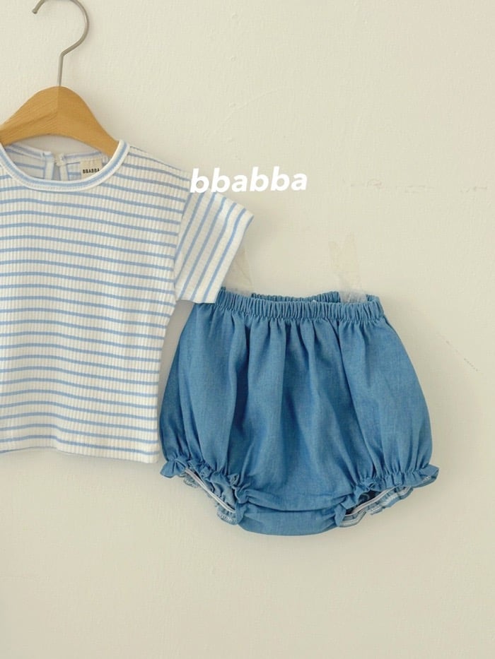 單寧麵包褲(baby)