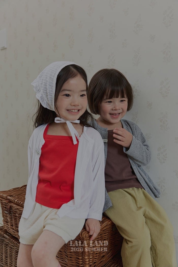 紋理排釦開襟(2color/kids)