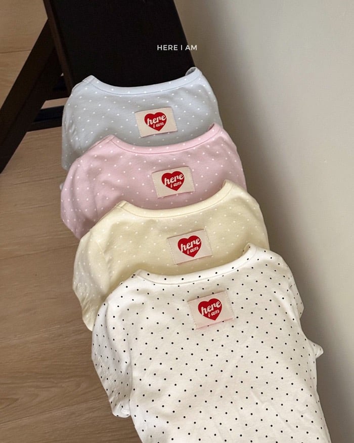 點點上衣+褲套裝(baby/kids)