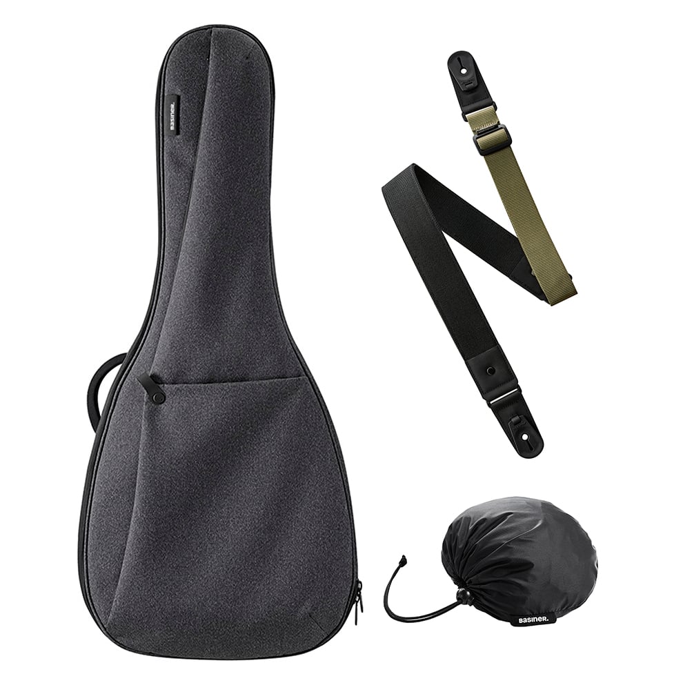 BRISQ AGDJ木吉他袋 組合-Charcoal Grey