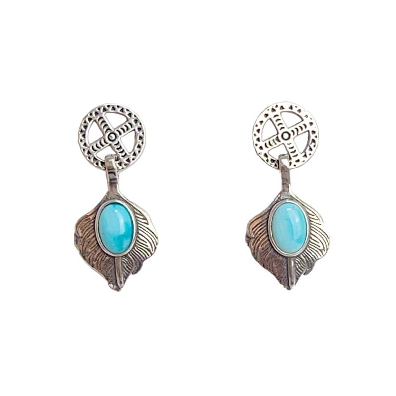 復古拉利瑪耳環