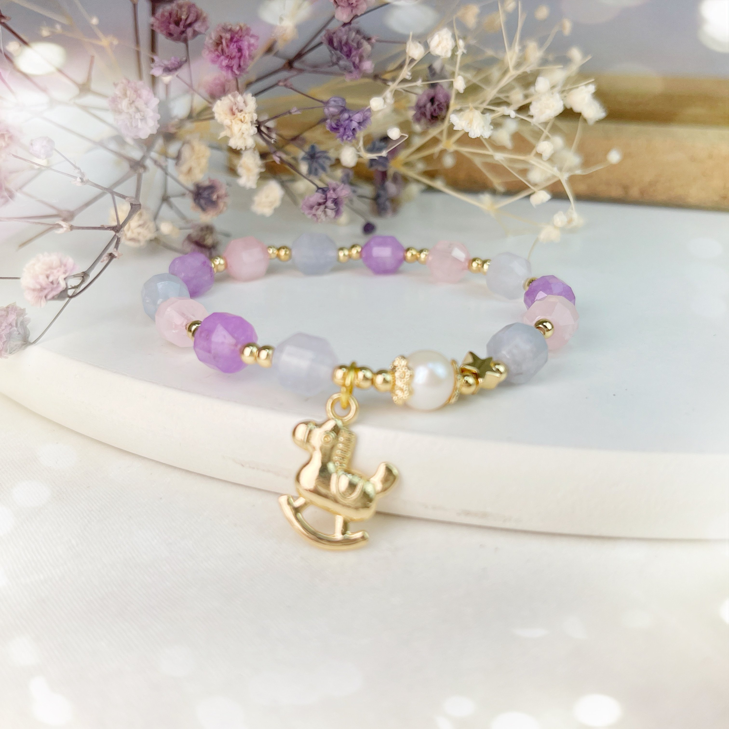 水晶搖搖馬手鍊